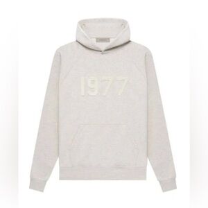 Essentials Fear of God XXS-XXL 1977 Light Oatmeal Hoodie SS22 New